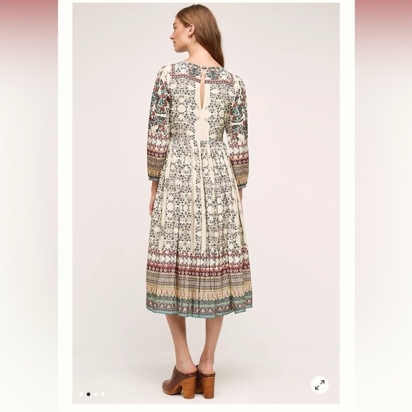 Bhanuni by Jyoti Far Fields Midi Dress, Anthropologie - Picture 2 of 6